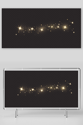 星星闪光设计元素ai
