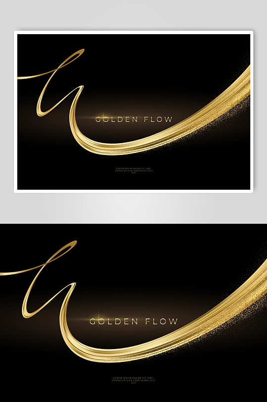 黑金色英文字母元素-众图网