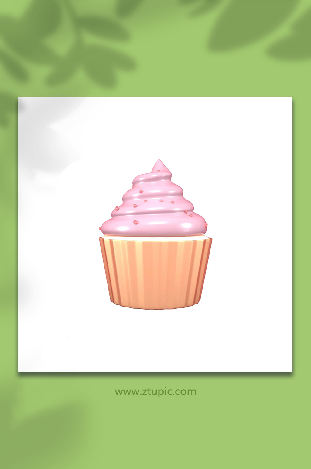 蛋糕甜品美食C4D模型PNG免抠元素素材