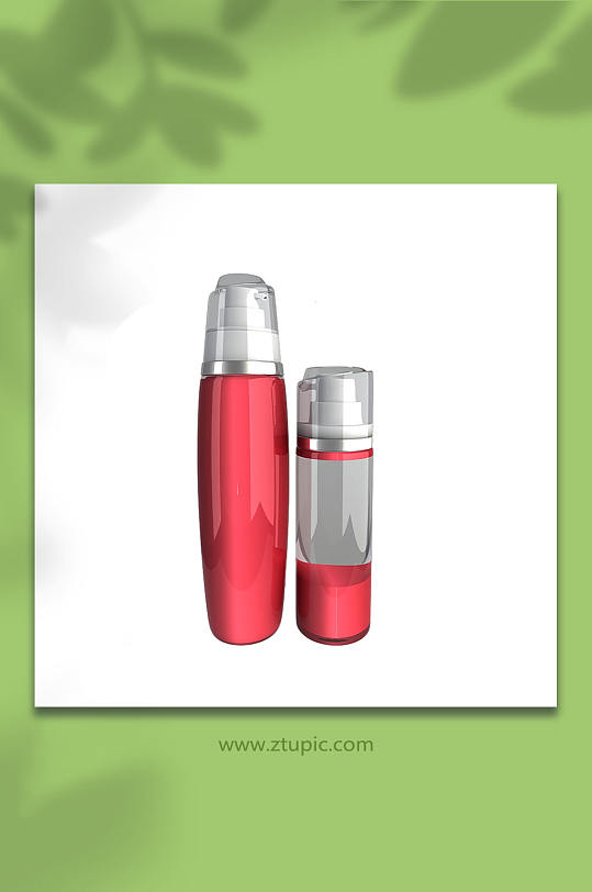 分享红色化妆品模型PNG免抠元素众图网-众图网