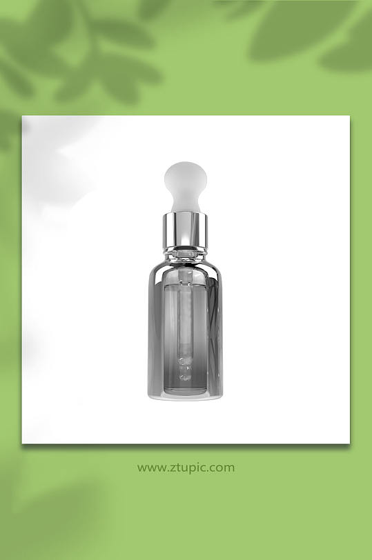 小滴瓶化妆品3D立体模型PNG免抠元素-众图网