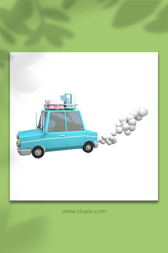 露营野餐3D立体C4D模型PNG免抠元素-众图网