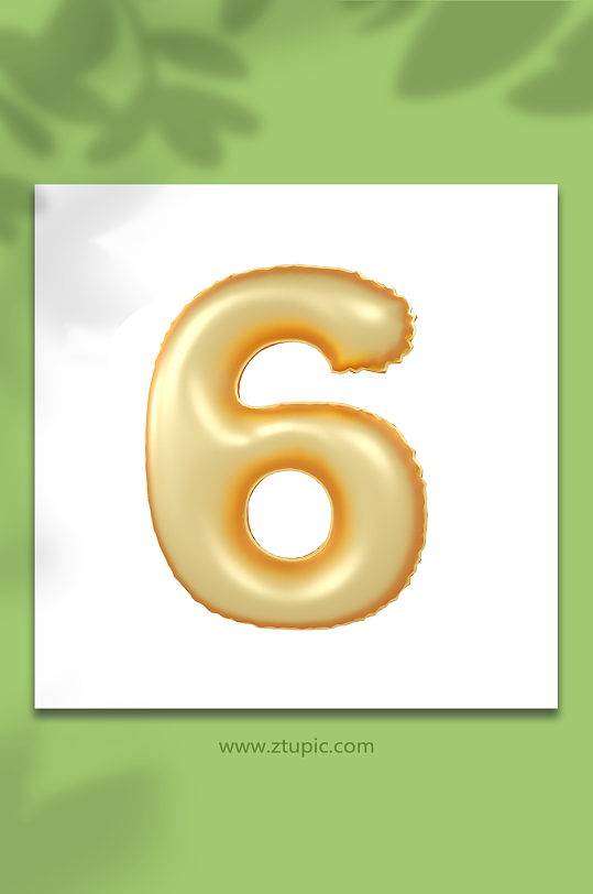 c4d字体设计png免抠元素立体字模型6