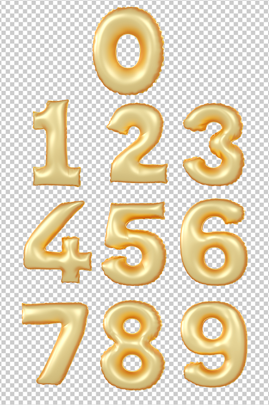C4D字體設(shè)計PNG免摳元素立體字模型