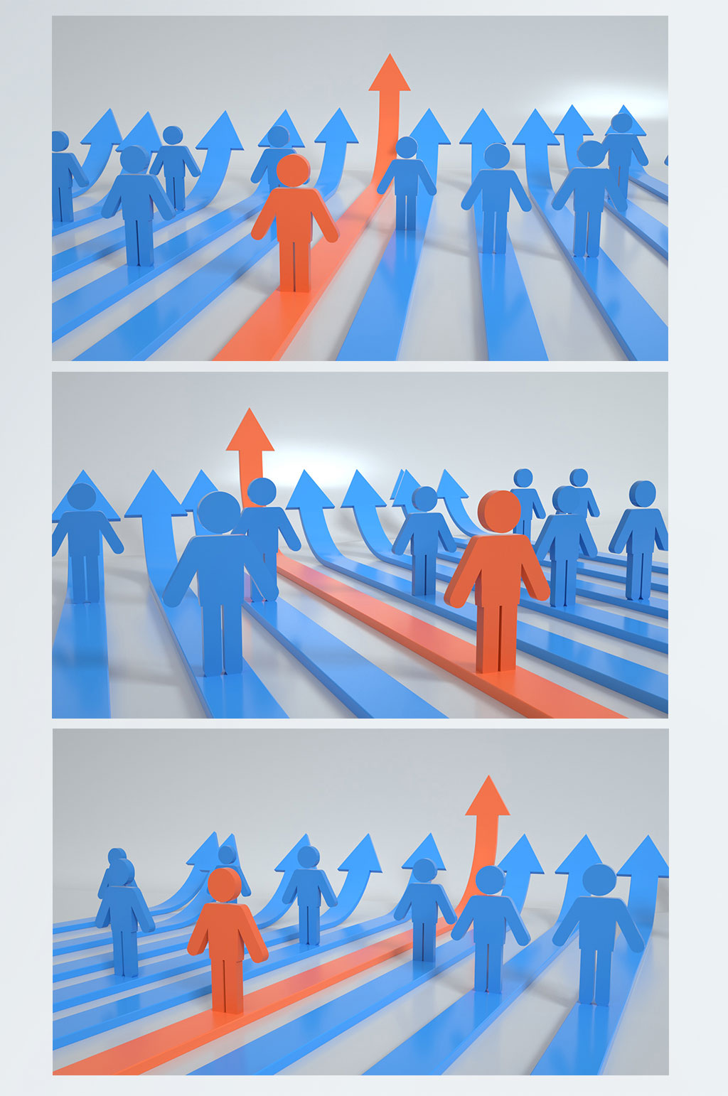 3D背景数据上涨金融理财元素C4D背景图素材
