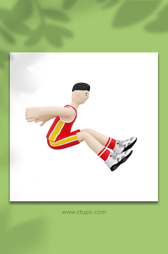 3D运动立体C4D模型PNG免抠元素-众图网