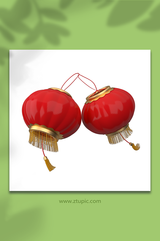 3d新年春节灯笼c4d模型