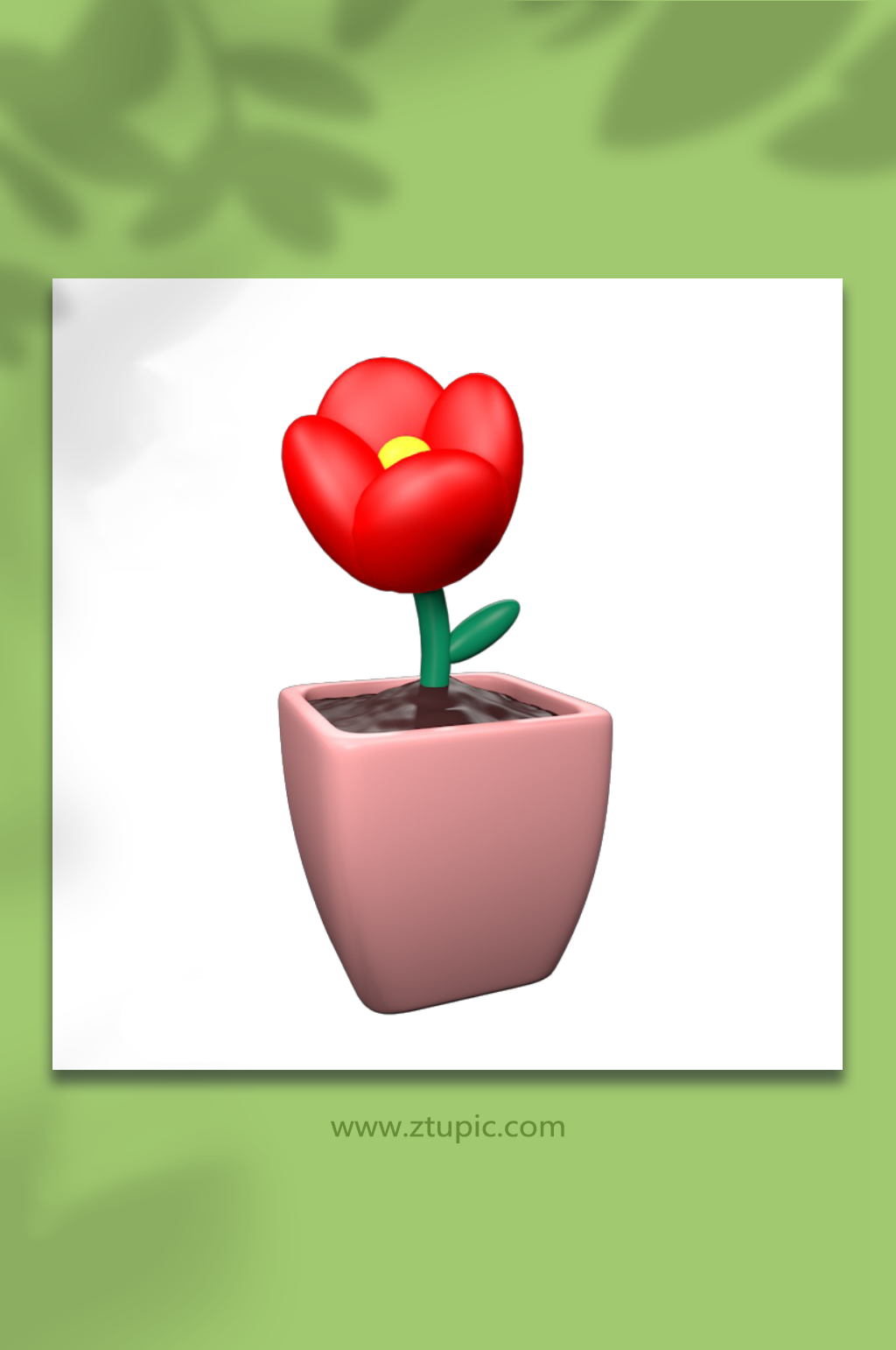 3D春季植物C4D模型PNG免摳元素素材