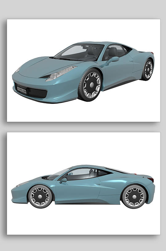 3D汽车C4D模型PNG免抠元素-众图网