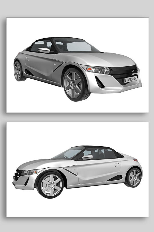 3D汽车C4D模型PNG免抠元素-众图网