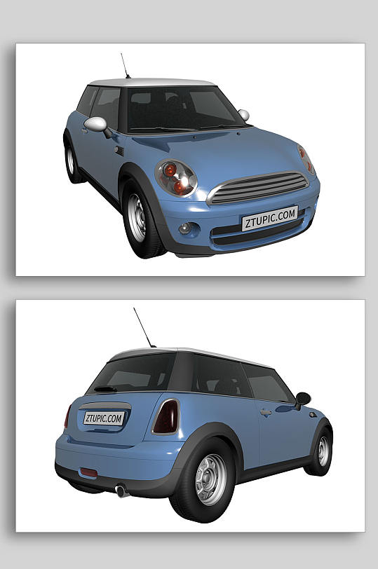 3D汽车C4D模型PNG免抠元素-众图网