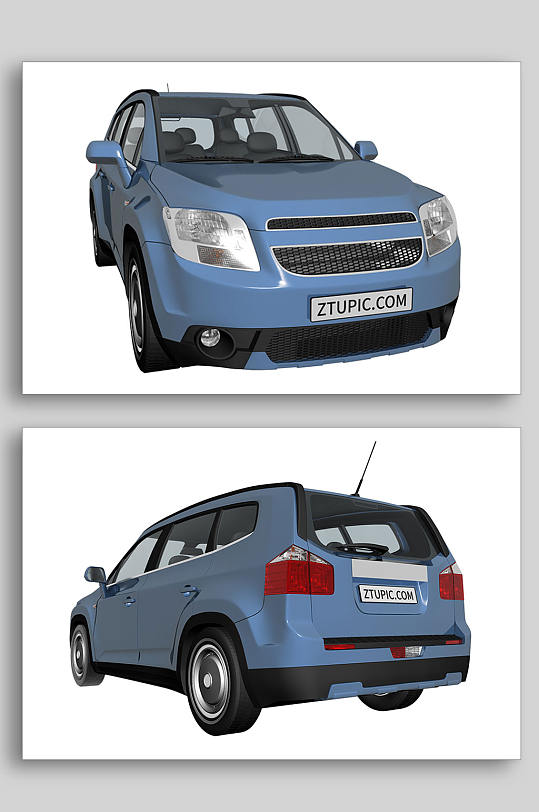 3D汽车C4D模型PNG免抠元素-众图网