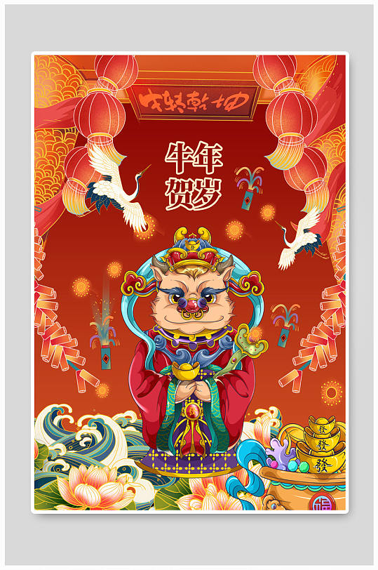 牛年贺岁牛年吉祥