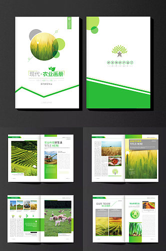 绿色农业画册宣传册