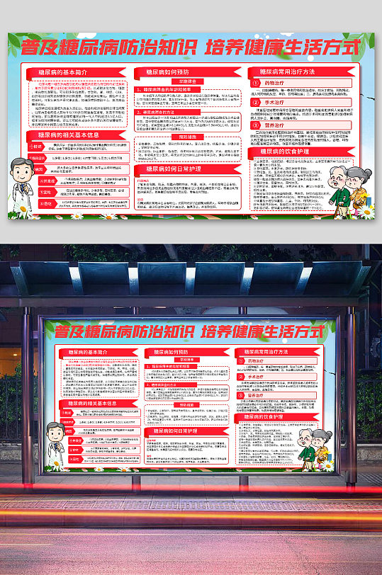 糖尿病知识展板糖尿病展板-众图网