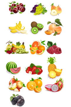 水果元素水果素材