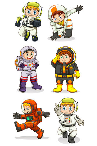 卡通宇航员素材宇航员