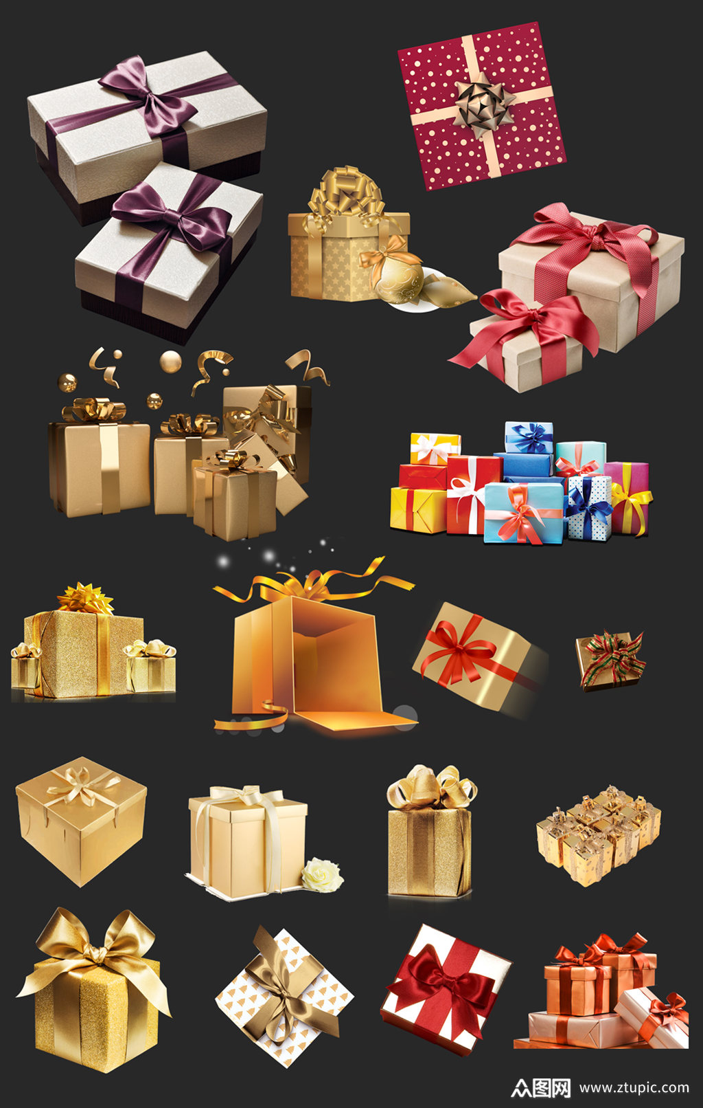 礼物礼盒礼物盒礼品礼品盒模板下载-编号3813710-众图网