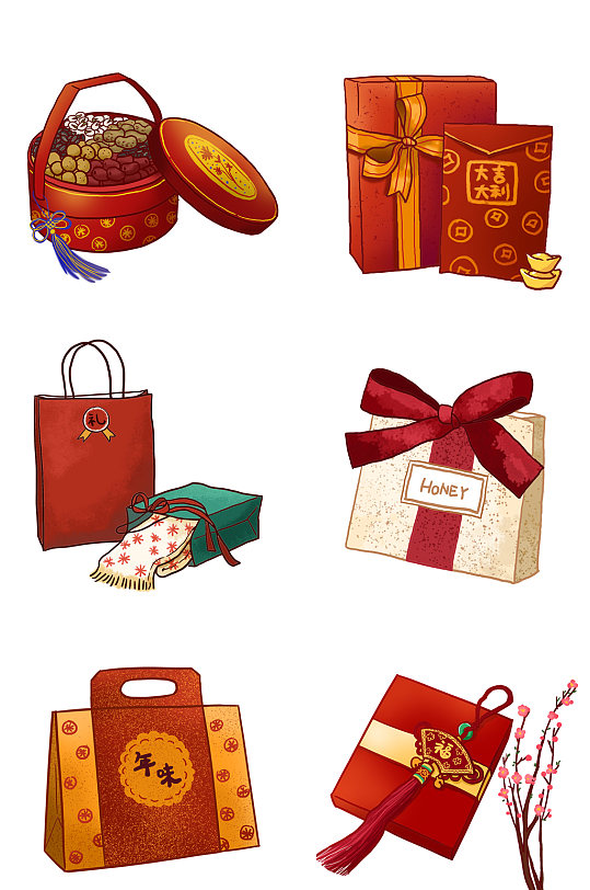 中式礼物中式礼盒中式礼物盒