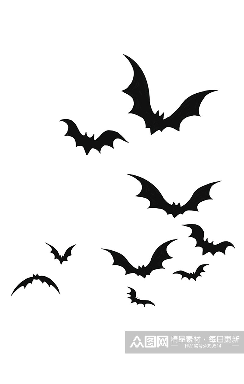 蝙蝠元素蝙蝠素材素材