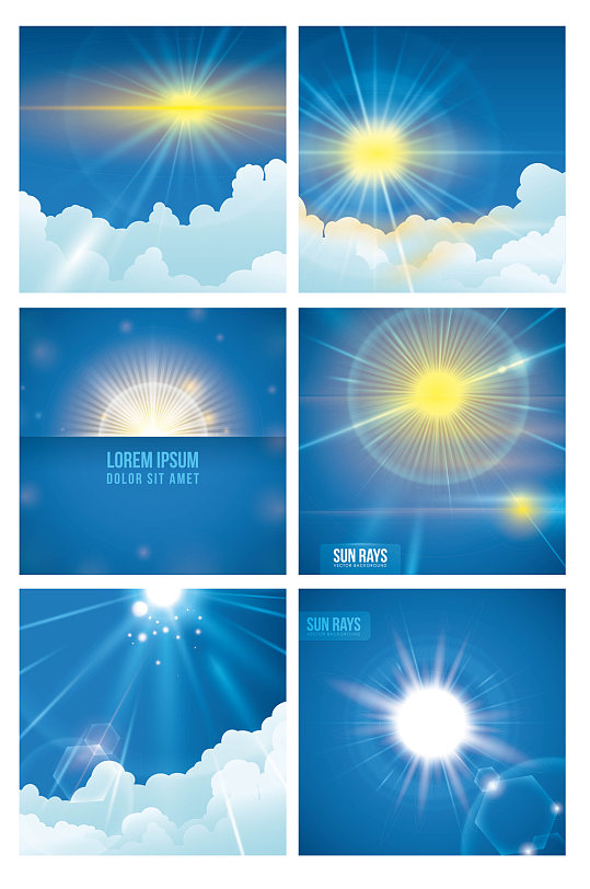 阳光光线射线光效-众图网