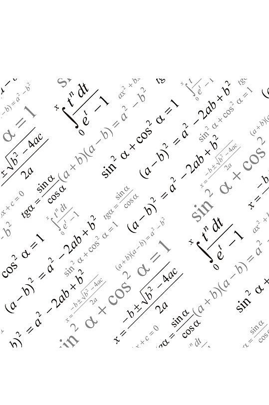 AI矢量数学方程底纹背景-众图网
