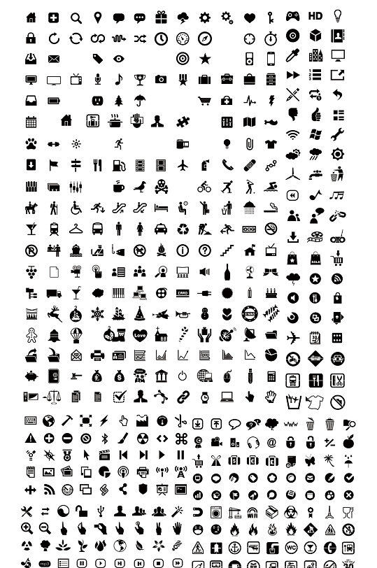 ai矢量小图标小标识小图表