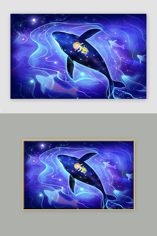 小鲸鱼png元素立即下载幼儿鲸鱼简笔画元素立即下载鲸鱼插画png元素