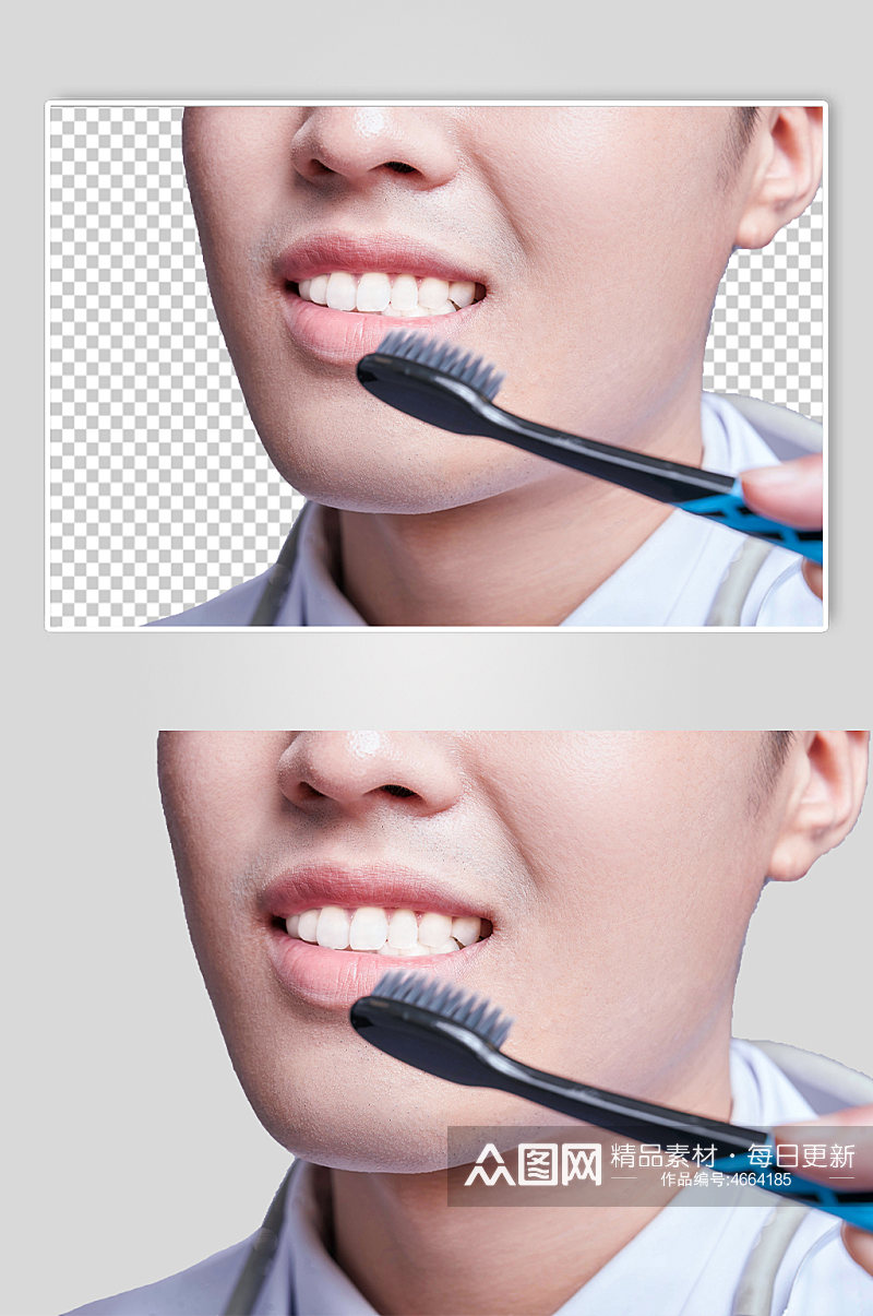 牙医刷牙牙科摄影图免抠图片素材