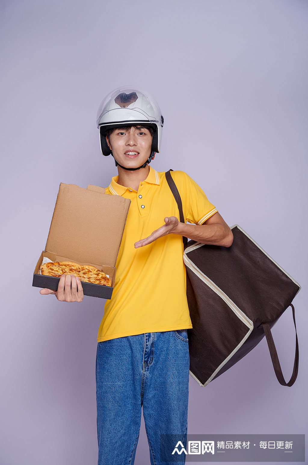 外卖小哥骑手配送照片商业摄影图片素材