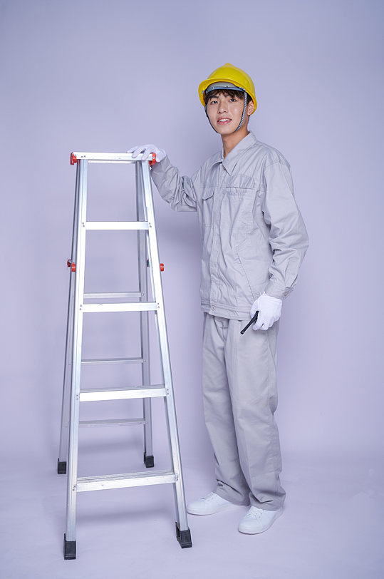 安全帽工人土木人物照片商业摄影图片