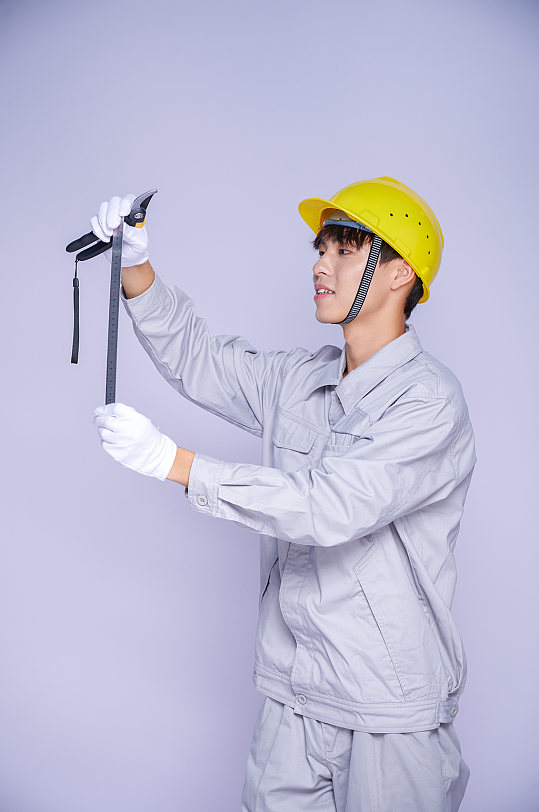 工具箱安全帽工人照片商业摄影图片