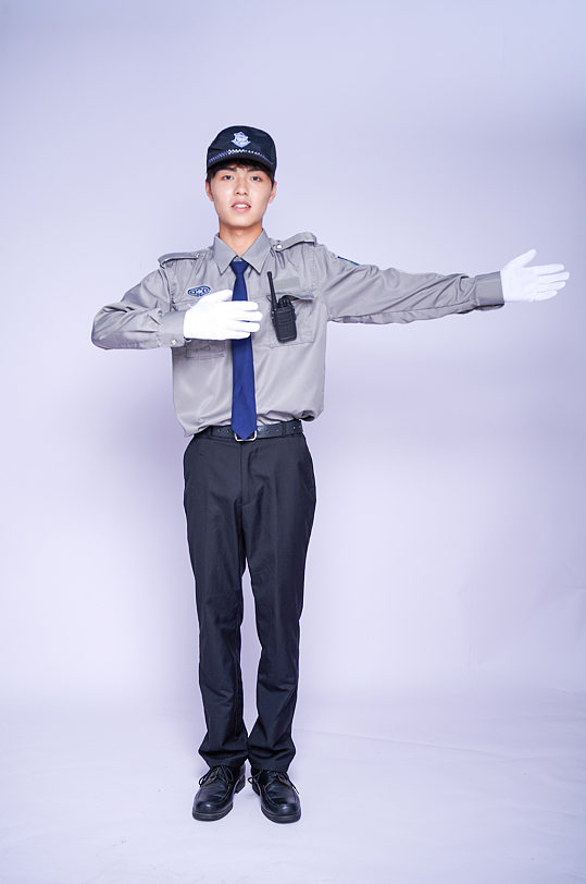 物业安保保安人物商业摄影图片