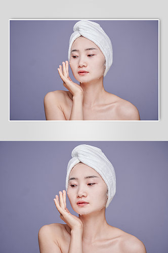 女性美容护肤美妆高级感人物摄影图片