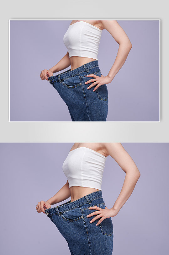 美体瘦身女性美女减肥人物摄影图片
