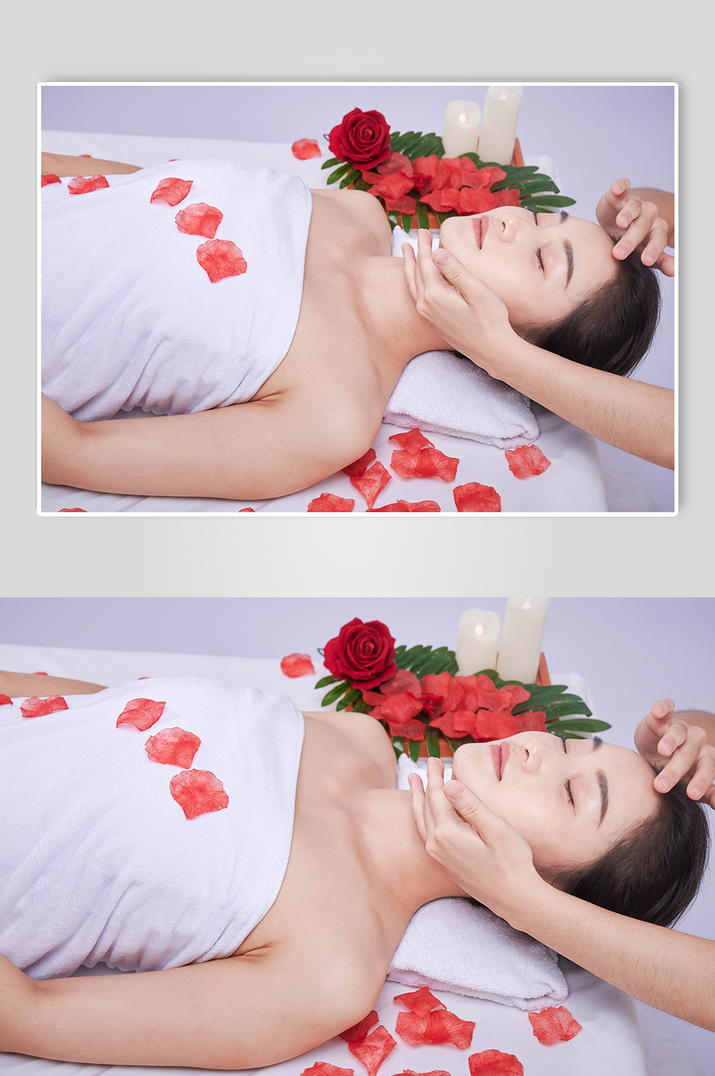 瘦身美女美體SPA按摩人物攝影圖片素材