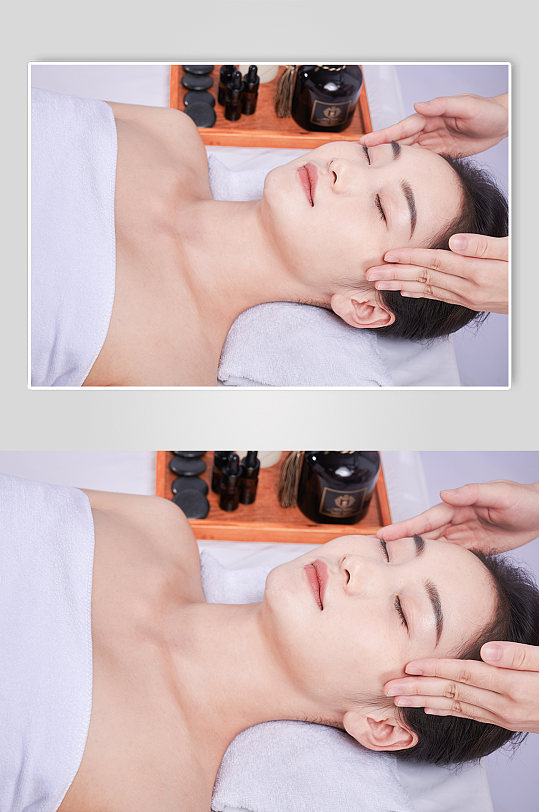 美女美容美体养生spa按摩人物摄影图片