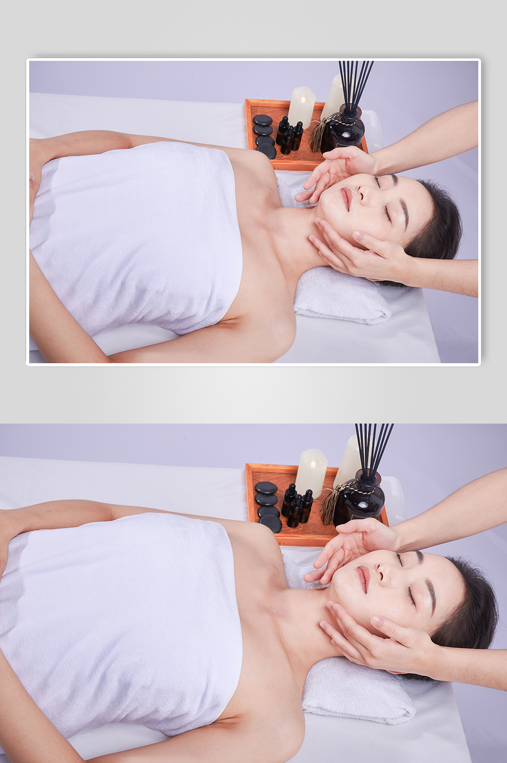 美女美容美体养生SPA按摩人物摄影图片素材