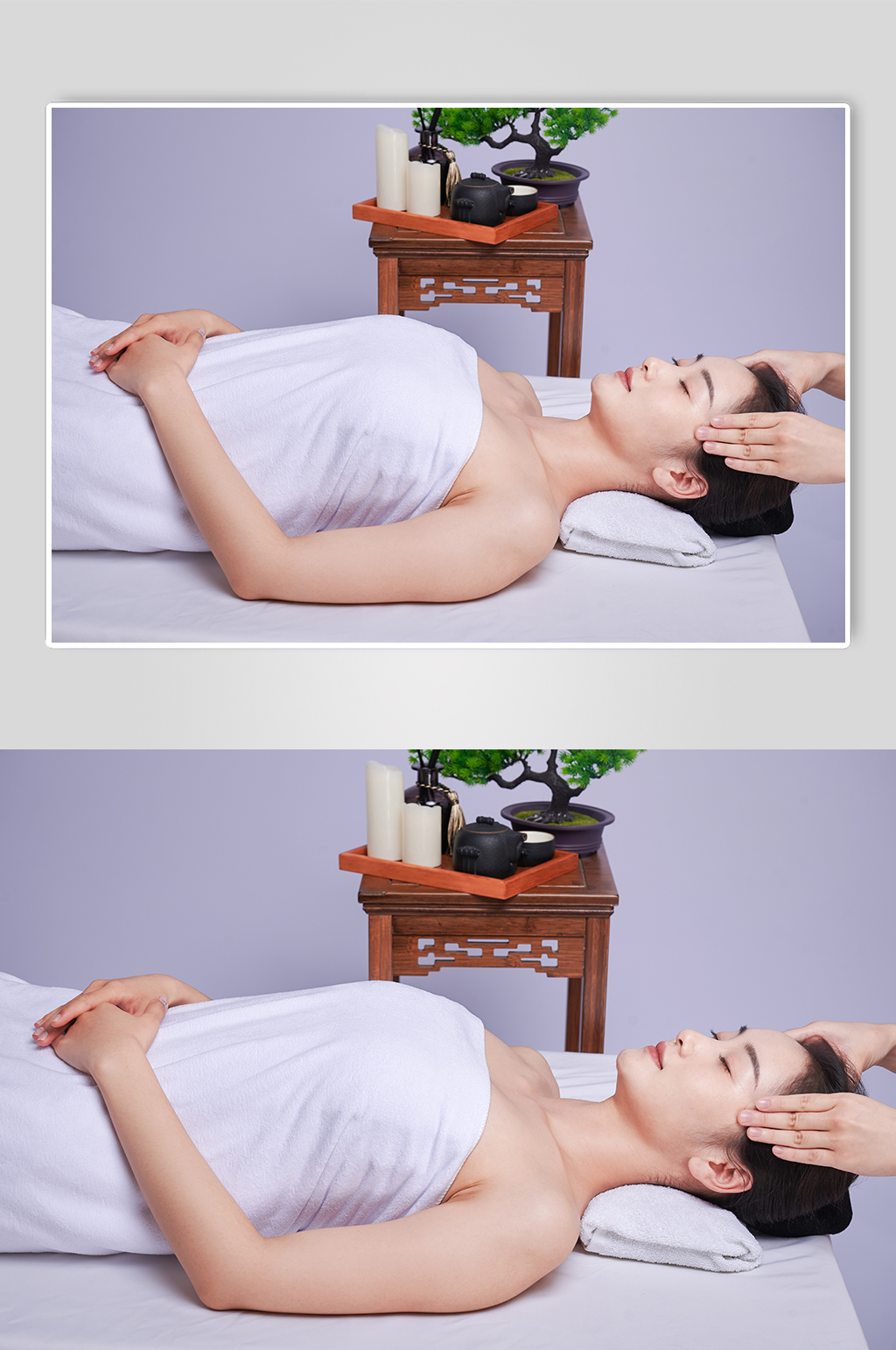 美女美容美体养生SPA按摩人物摄影图片素材