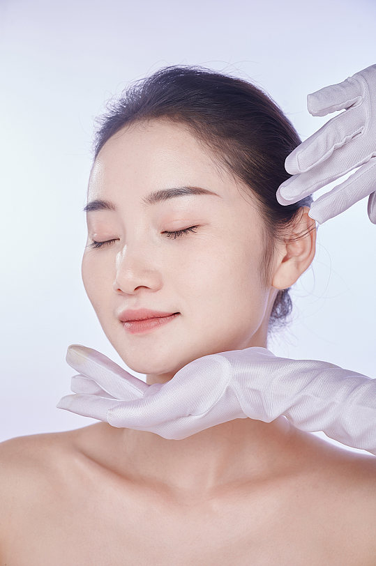 女性时尚美容美肤美妆人物摄影图片