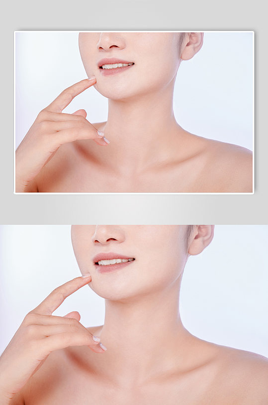 女性女人牙科牙齿护肤美容美妆人物精修摄影图片