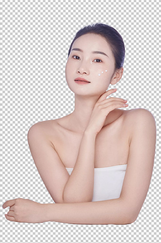 女性女人护肤美容美妆png免抠摄影图片