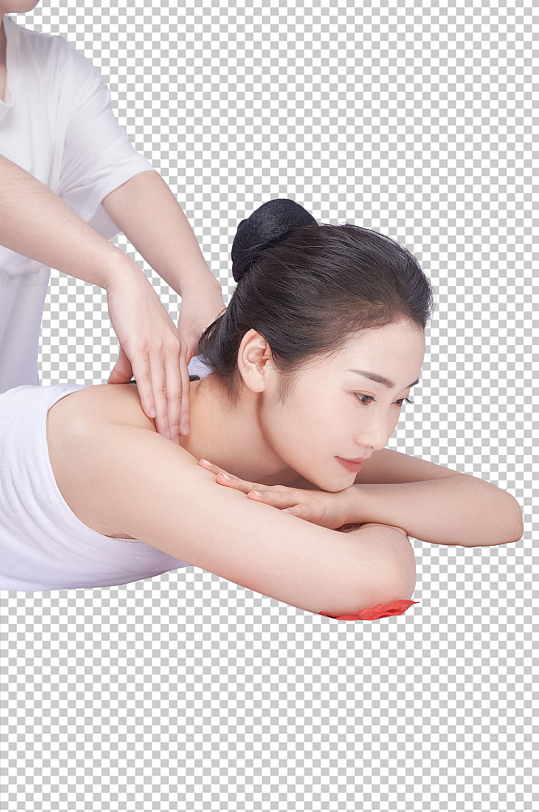 瘦身美容美体SPA按摩PNG免抠摄影图片