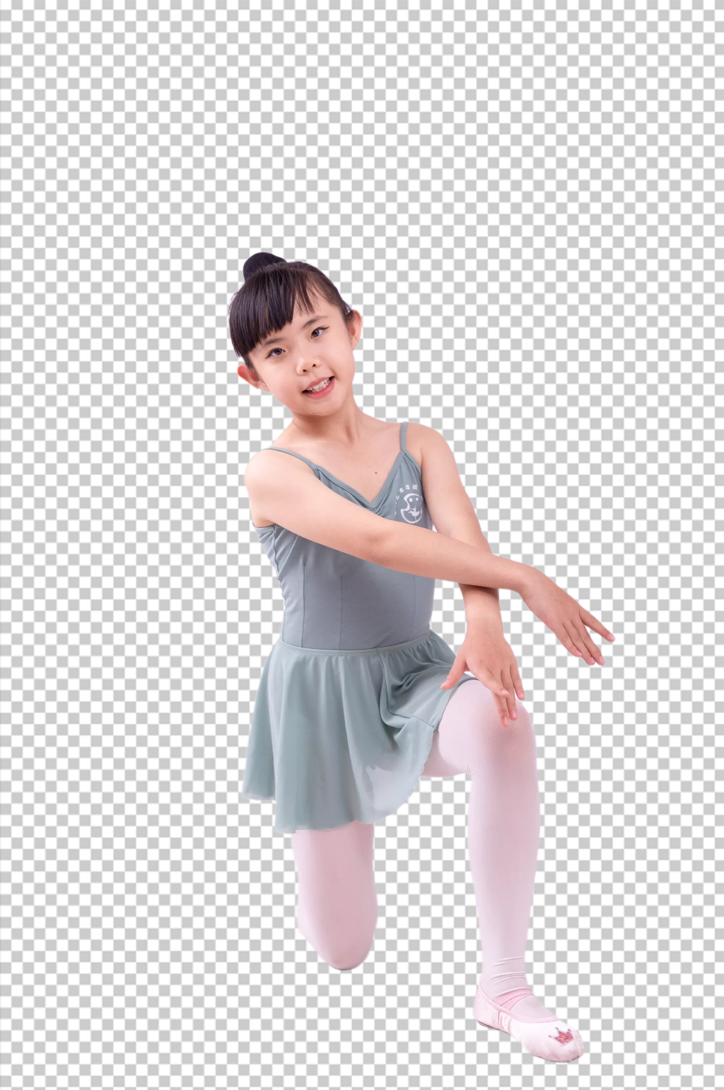 跳舞小女孩免抠PNG元素摄影图片素材