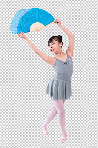 跳舞小女孩免抠PNG元素摄影图片