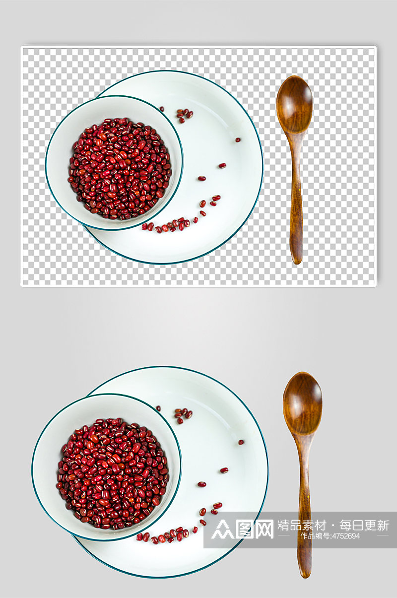 五谷杂粮红豆大豆免抠元素PNG摄影图片素材