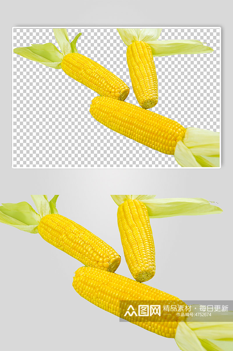 五谷杂粮玉米粮食免抠元素PNG摄影图片素材