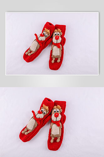 圣诞节袜子物品元素摄影图片