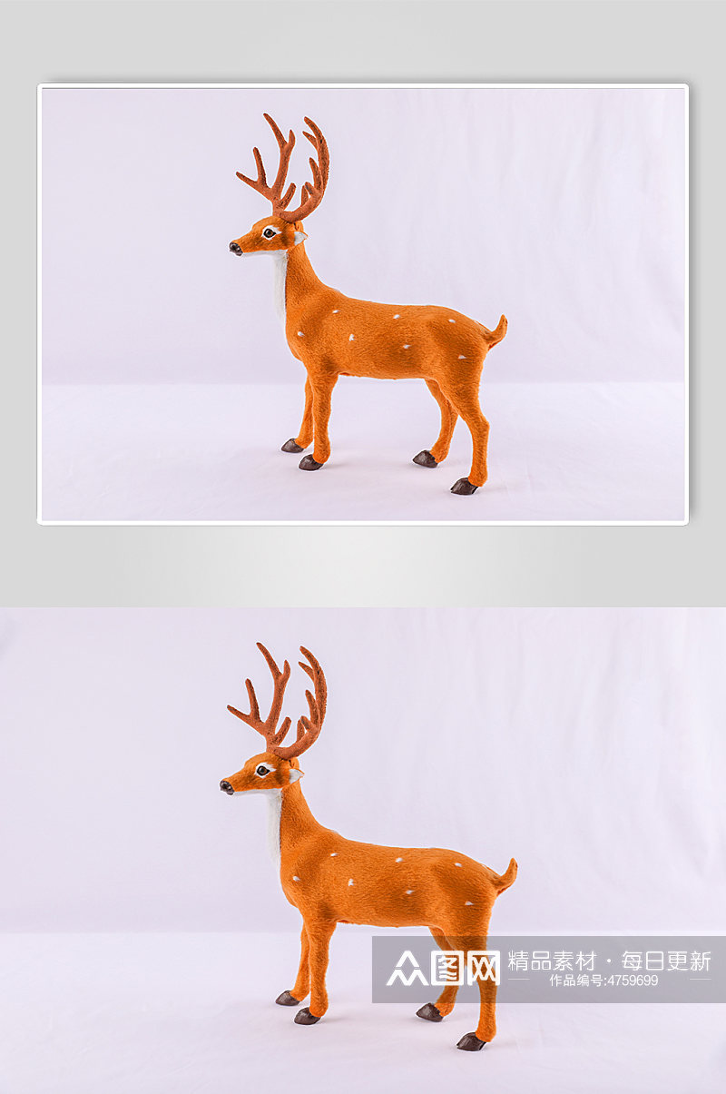 圣诞节麋鹿物品元素摄影图片素材