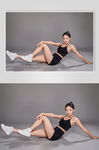 健身运动人物女生女性摄影图片素材
